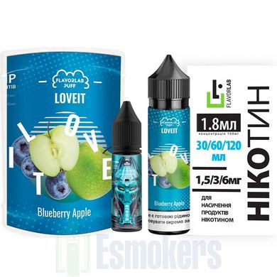 Набор Love IT 60ml FlavorLab (органика) Blueberry Apple фото товара