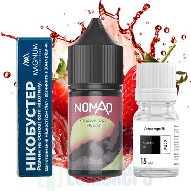 Набір Nomad SALT Strawberry Fields 30 мл 25 мг фото товару