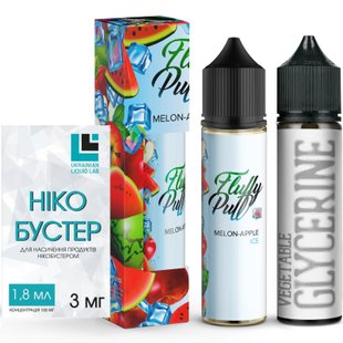 Набор Melon Apple ICE Fluffy Puff 60мл фото товара