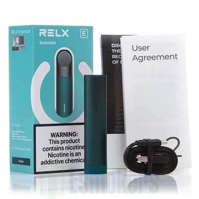 RELX Essential Pod Kit Black фото товару