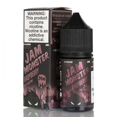 Рідина на сольовому нікотині Raspberry SALT Jam Monster -30мл фото товару
