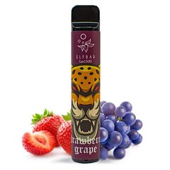 Elf Bar 1500 LUX Strawberry Grape 50 мг 850 mAh одноразовий вейп фото товару