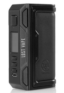 Lost Vape Thelema Quest 200W Box Mod Black Calf Leather фото товара