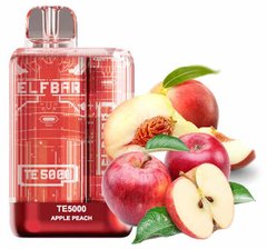 Elf Bar TE5000 Apple Peach 5% - перезаряжаемая одноразка 550 mAh фото товара