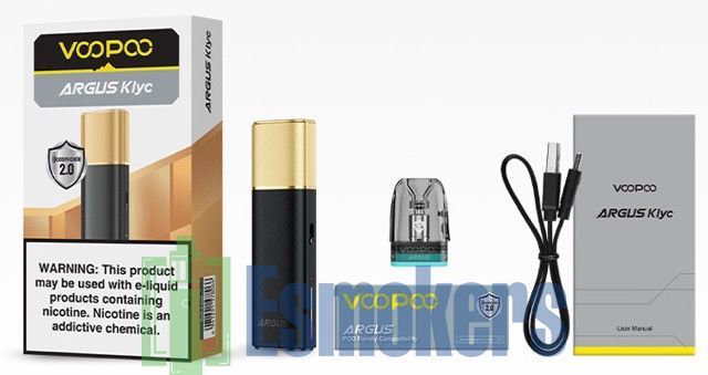 POD система Voopoo Argus Klyc 1350 мАч Black Gold фото товара
