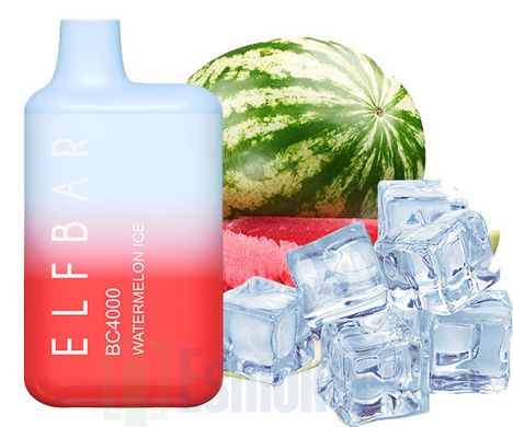 ELF BAR BC4000 Watermelon ICE - одноразка з зарядкою 650 mAh фото товару