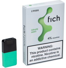 Картридж Fich Pods - Grape Mint 40 mg 0.8 ml 2 шт фото товара
