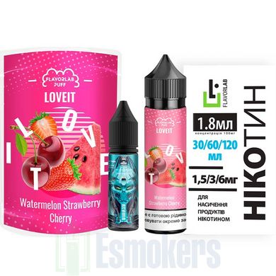 Набор Love IT 60ml FlavorLab (органика) Watermelon Strawberry Cherry фото товара