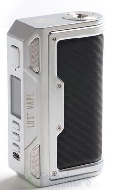 Lost Vape Thelema Quest 200W Box Mod SS Carbon Fiber фото товару