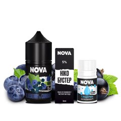 Набір Nova Salt Blueberry&Currant 30 мл фото товару
