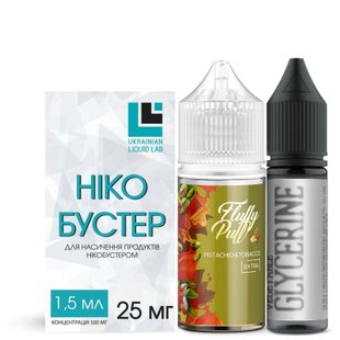 Набор солевой Pistachio Tobacco Fluffy Puff SALT 30мл фото товара