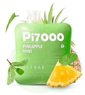 Elf Bar PI 7000 Pineapple Mint 5% фото товара