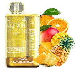 Elf Bar TE5000 Pineapple Mango Orange 5% - перезаряжаемая одноразка 550 mAh фото товара