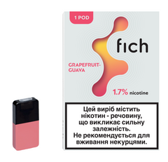 Картридж Fich Pods - Grapefruit Guava 18 mg (1.7%) 0.8 ml 1 шт фото товару