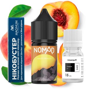 Набор Nomad SALT Nasty Peach 30 мл фото товара