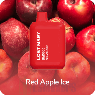 Одноразка Lost Mary BM5000 Red Apple Ice 5% з зарядкой фото товара