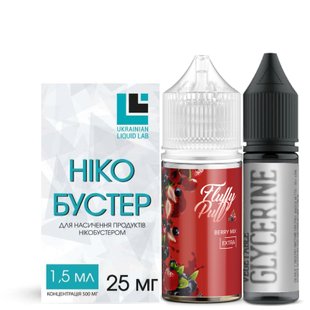 Набор солевой Berry Mix Fluffy Puff SALT 30мл фото товара