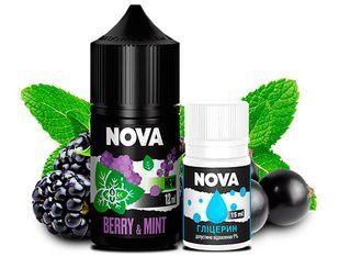 Ароматизатор Nova Salt Berry&mint 30 мл фото товару