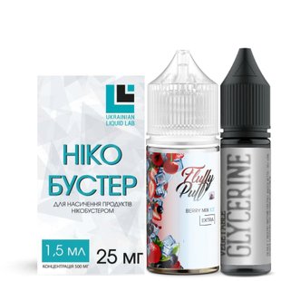 Набор солевой Berry Mix ICE Fluffy Puff SALT 30мл фото товара