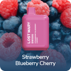 Одноразка Lost Mary BM5000 Strawberry Blueberry Cherry 5% з зарядкой фото товара
