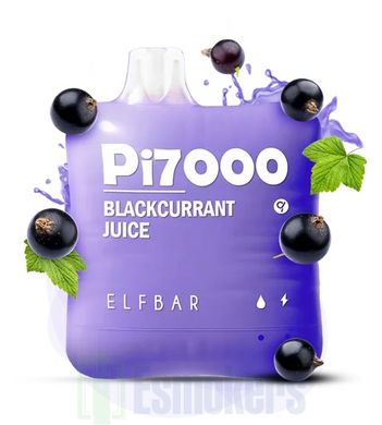 Elf Bar PI 7000 Blackcurrant Juice 5% фото товару