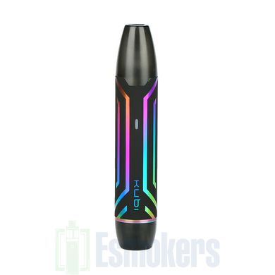 Электронная сигарета Hotcig Kubi Refillable Pod Starter Kit Engraved Black Rainbow фото товара