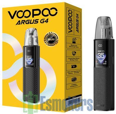 Voopoo Argus G4 Pod Kit 1650 мАг Black фото товару