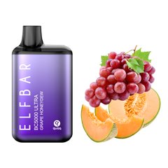 Elf Bar BC5000 Ultra Grape Honeydew 5% - одноразка з зарядкою 650 mAh фото товару