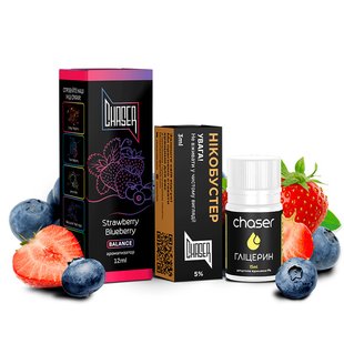 Набор Chaser Salt BL Strawberry Blueberry 30 мл фото товара