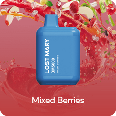 Одноразка Lost Mary BM5000 Mixed Berries 5% з зарядкой фото товара