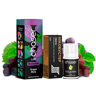 Набор Chaser Salt Lux Grape Mint 30 мл фото товара