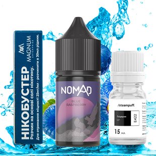 Набор Nomad SALT Blue Raspberry 30 мл фото товара