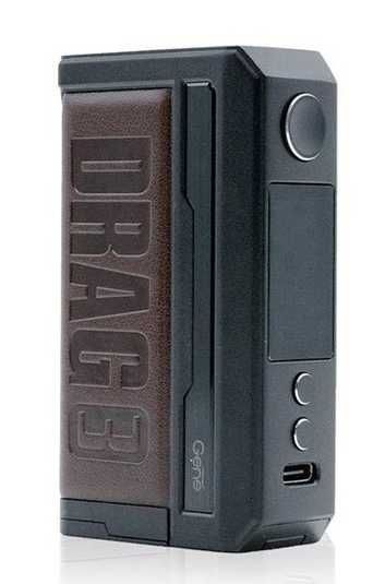 VOOPOO DRAG 3 177W TC Box MOD Black Amber      Esmokers