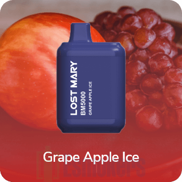 Одноразка Lost Mary BM5000 Grape Apple Ice 5% з зарядкой фото товара
