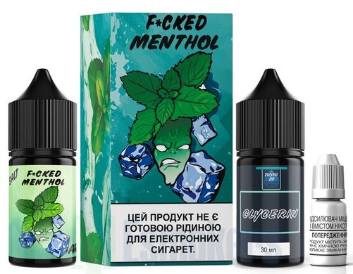 Набір F*cked Menthol 30 мл 0мг фото товару