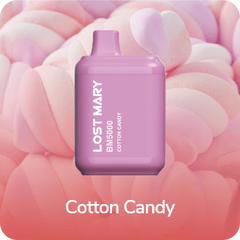 Одноразка Lost Mary BM5000 Cotton Candy 5% з зарядкой фото товара