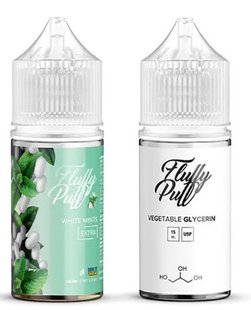 Набор солевой White Mints Fluffy Puff SALT 30мл фото товара