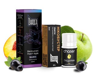 Набор Chaser Salt Blackcurrant Peach Apple 30 мл фото товара