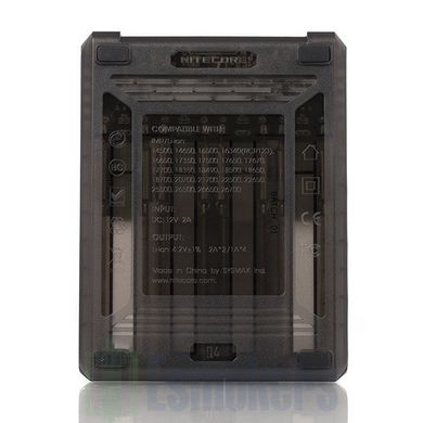 Nitecore Q4 4-slot 2A Quick Charger Зарядное устройство фото товара