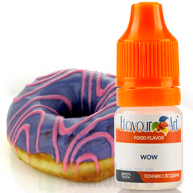 Ароматизатор Wow (Пончик с ягодами) FlavourArt 5 мл фото товара