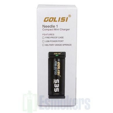 Golisi Needle 1 Smart USB Charger зарядний пристрій 18650/20700/21700/26650 фото товару