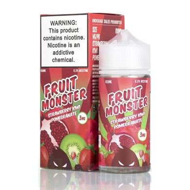 Жидкость для вейпа Fruit Monster Strawberry Kiwi Pomegranate 100 ml фото товара