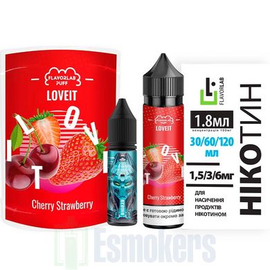 Набор Love IT 60ml FlavorLab (органика) Cherry strawberry фото товара