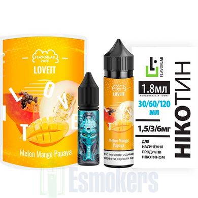 Набор Love IT 60ml FlavorLab (органика) Melon Mango Papaya фото товара