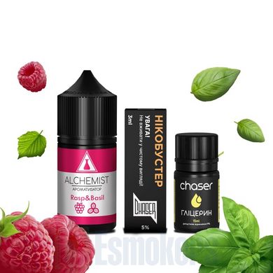 Набор Alchemist Salt Rasp&Basil 30 мл фото товару