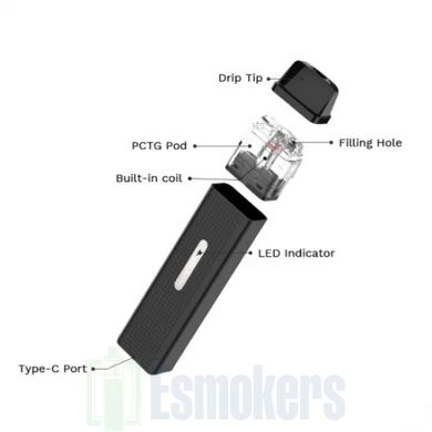 XROS mini Pod Kit Vaporesso Black фото товара