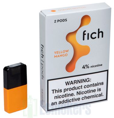 Картридж Fich Pods - Yellow Mango 40 mg 0.8 ml 2 шт фото товару