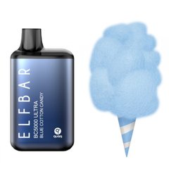 Elf Bar BC5000 Ultra Blue Cotton Candy 5% - перезаряжаемая одноразка 650 mAh фото товара