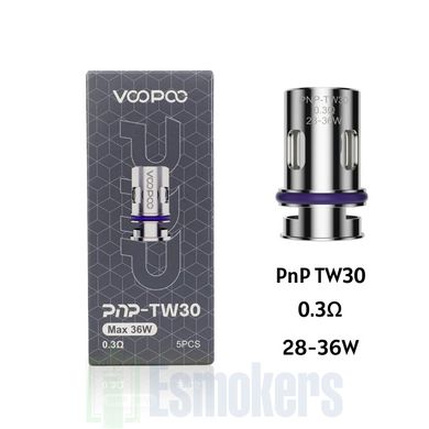 VooPoo PnP TW TW30 5 шт ПАЧКА фото товару