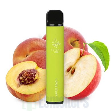 Elf Bar 850 Apple Peach 50 мг до 1500 затяжек одноразова сигарета фото товару